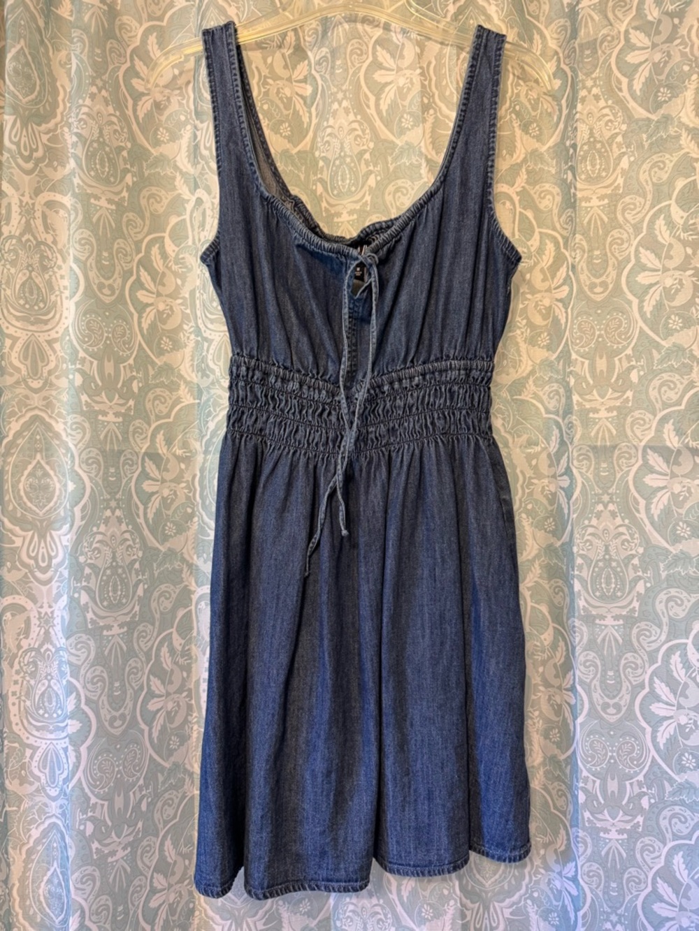 GAP Denim Tie-Front Sundress